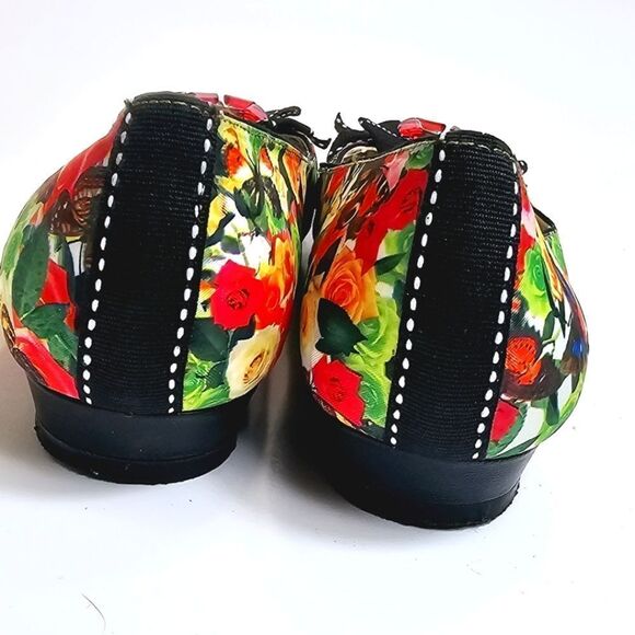 POETIC LICENCE WONDERFUL FABRIC LONDON FLATS SIZE 6 ANTHROPOLOGIE - Picture 5 of 8